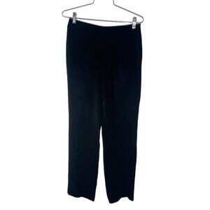 Vintage Armani Collezioni Silk Blend Trouser Pant Black size 6